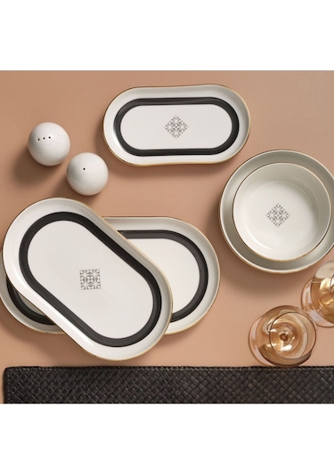 Güral Porselen Bilbao 30 Parça 6 Kişilik Yemek Takımı 6598