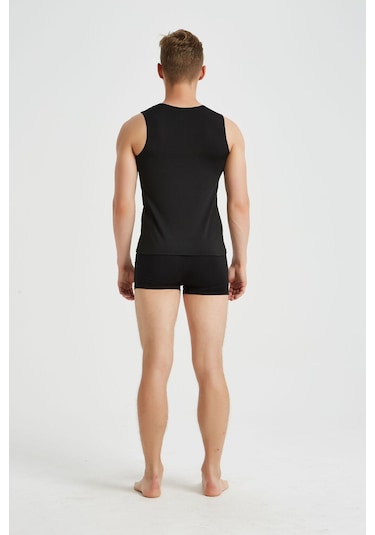 Yuvarlak Yaka Buz İpek Kumaş Spor Süper Elastik Slim Fit Erkek Kolsuz Atlet Tshirt Gri