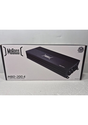 Mobass 4 Kanal Amfi 4 X 200 Rms Ses Ve Bass Amfisi Mobass Mbd-200.4 Oto Anfi