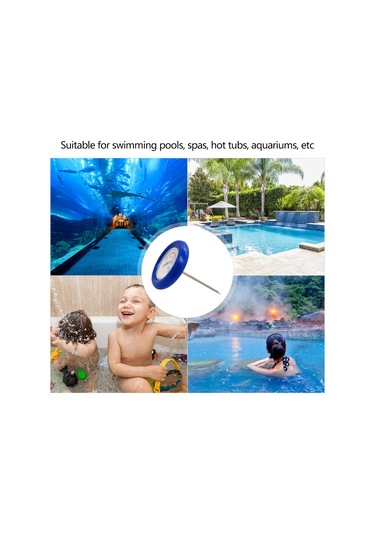 Analog Havuz Termometresi Havuz Ve Spa Büyük Kadran Termometresi İp İle Yüzen Yüzme Havuzu Su Sıcaklığı Tespit Cihazı Pil Gerektirmez