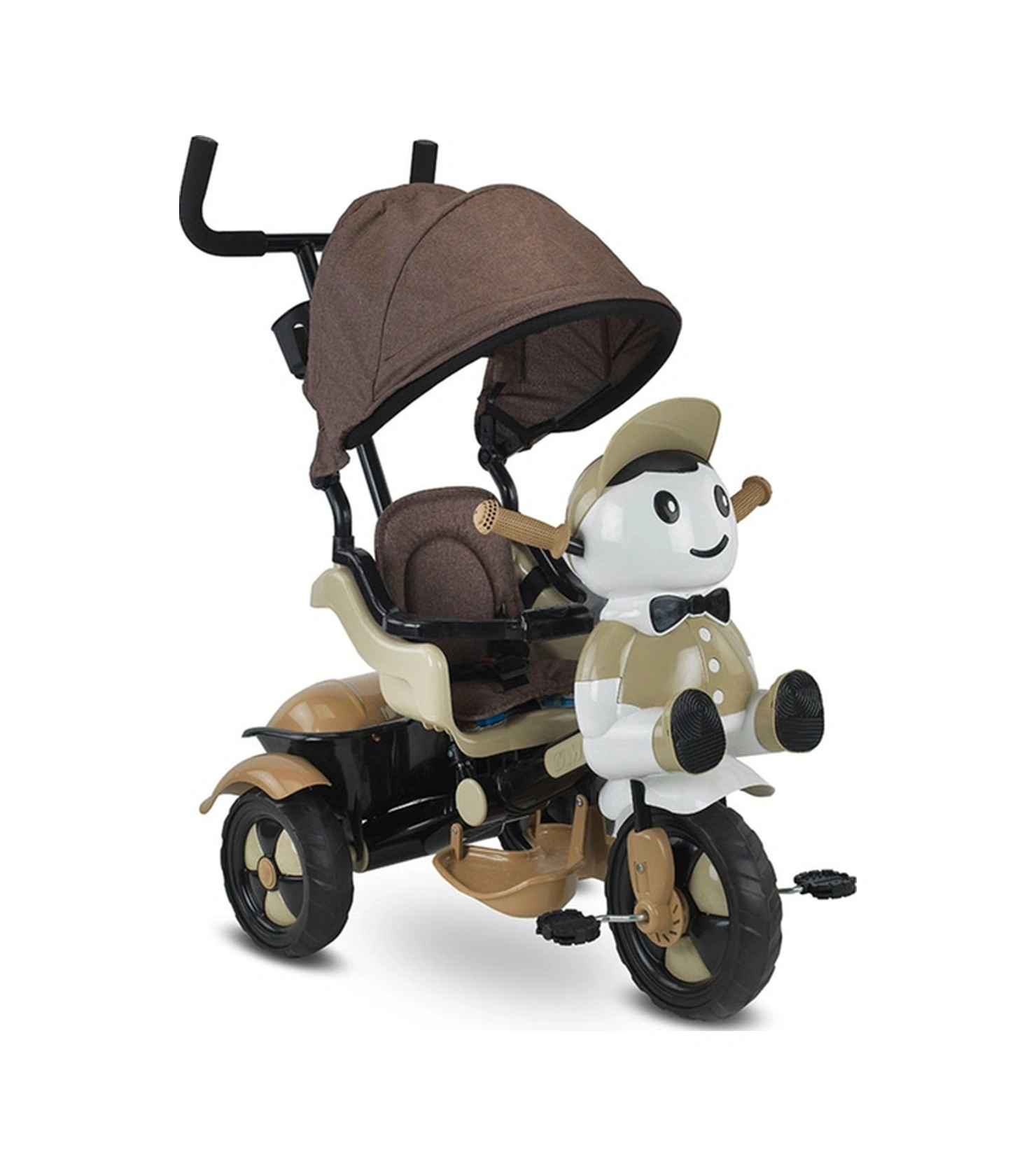 Toys 125 Yupi Üç Tekerlekli Tenteli Ebeveyn Kontrollü Bisiklet Çocuk Bisikleti