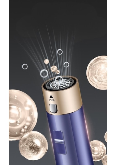 Tcherchi 6'sı Bir Arada Sıcak Hava Saç Kurutma Makinesi, Bukle Maşası, Düzleştirici Saç Şekillendirme Seti 6 İn 1 Mor