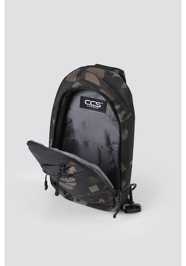 Ççs 31410 Tek Askılı Çapraz Çanta Kamuflaj-siyah Çok Renkli