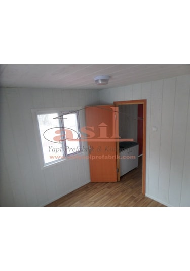 21M² 1+1 Çatı+Verandalı Dış Sac İç Pvc Kaplamalı Konut Konteyner