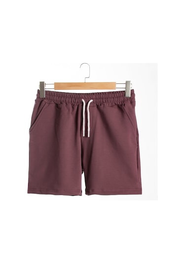 Terapi Men 2'li Erkek Bordo - Ekru Basic Regular Fit Şort & Bermuda Bordo-ekru