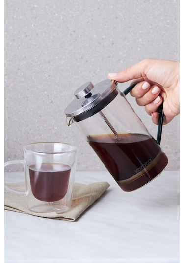 Karaca Coffe Bean Borosilikat Cam French Press Cool Green 600 ml
