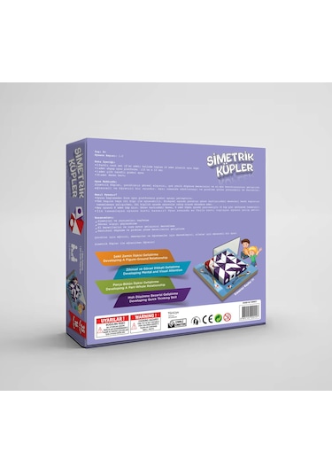 Simetrik Küpler Görsel Beceri Küpleri Simetriyi Keşfet