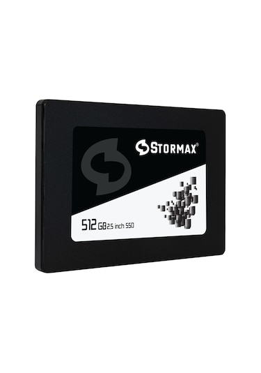 Stormax Black SER-SMX-SSD30BLCK/512G 512 GB 2.5" SATA 3 SSD