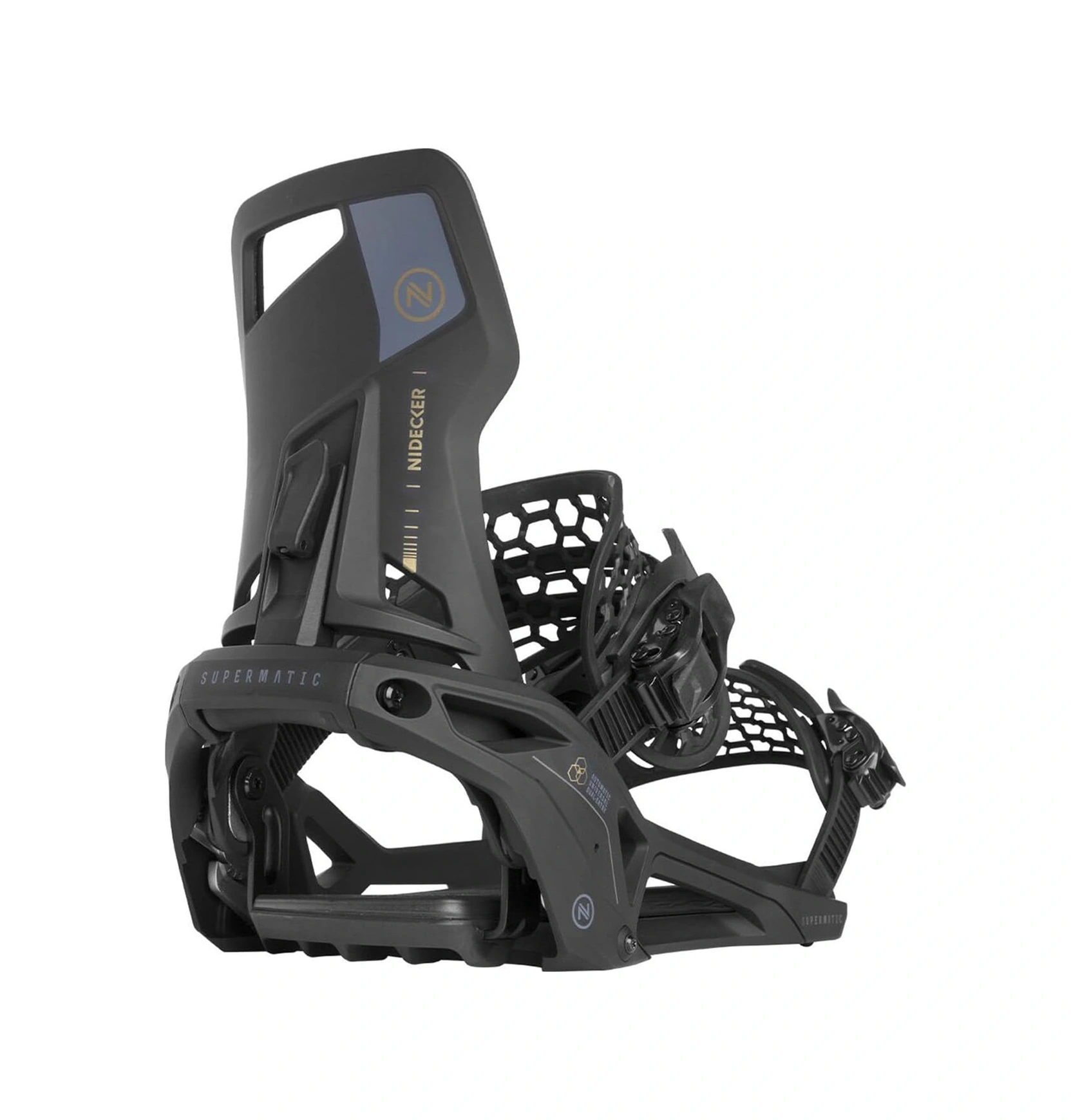 Nidecker Ni Decker Supermatic Unisex Siyah Snowboard Bağlaması 10011 Siyah
