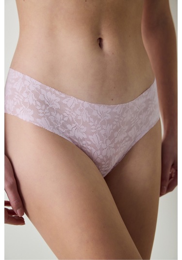 Penti Invisible Laser Cut Lacy Açık Pembe Hipster Külot