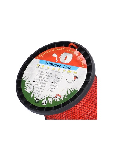 Springsun 2,7 Mm Yuvarlak Nylon Ağır Görevli Çimen Kesme Trimmer Teli