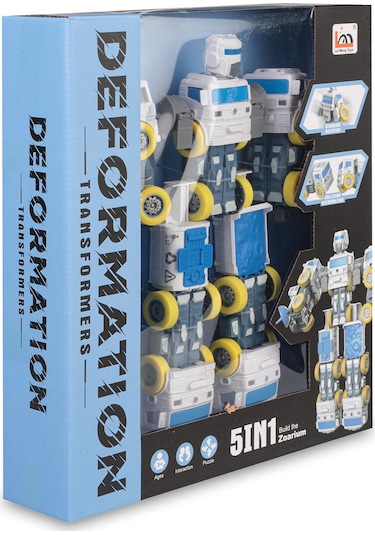 Can Oyuncak Ufo Transformers - Mavi Standart