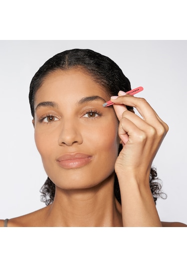 Tweezerman Mini Slant Tweezer Geranium Cımbız Mercan