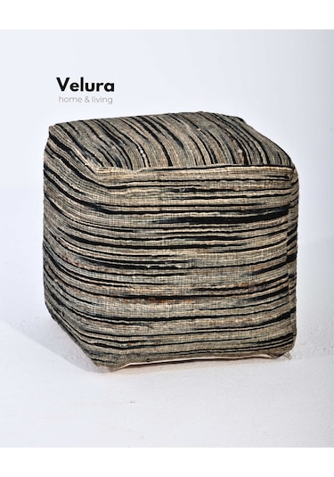 Shiro Beige Black - Puf Yeşil