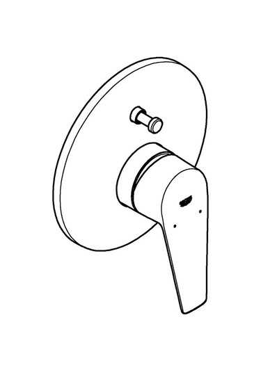 Grohe Bauedge Tek Kumandalı Banyo Bataryası 29079001