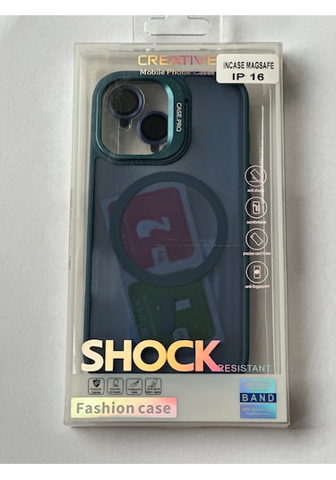 İphone 16 Kılıfı, Kaliteli Kamera Lens Koruyucu Dahil, Magsafe Uyumlu Darbe Dayanaklı, 3 Renk Lacivert