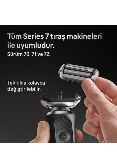 Braun Series 7 Elektrikli Tıraş Makinesi Yedek Başlığı, 74s