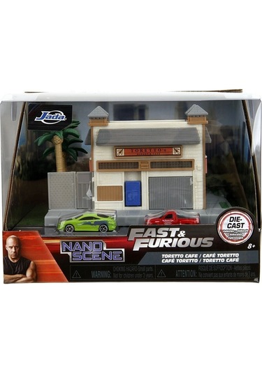 Jada Fast & Furious Nano Scene Diorama Dom Torreto's Market & Cafe