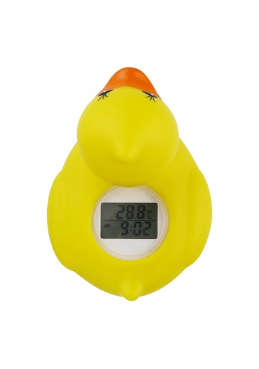 Sones Sn062 Çocuk Banyo Termometresi Su Bebek Banyo Sarı Ördek Su Termometresi Sarı