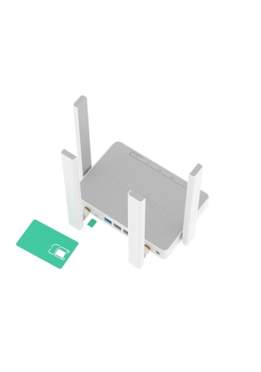 Keenetic KN-2212-01-EU Runner 2.4 GHz 300 Mbps 4G N300 4 Port Mesh Router