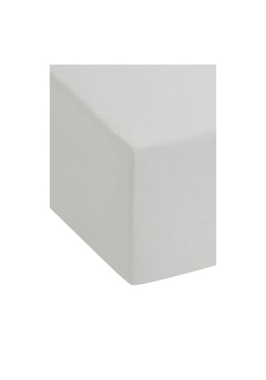 4 Adet Düz Pamuklu Tek Kişilik 80 X 200 X 30 Cm Lastikli Penye Çarşaf Gri