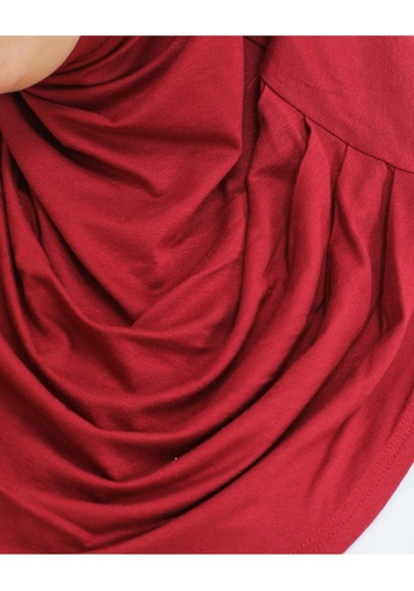 Hazır Giyim Türban Yumuşak Başörtü Şal - Bordo Bordo