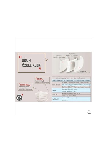 Digi Mask 3 Katlı Telli Cerrahi Maske Lastikli 150 Adet