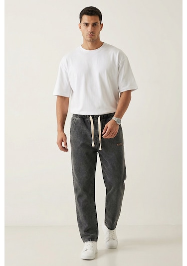 Bigdart Erkek Rahat Kesim Baggy Jean Pantolon 30073 - Antrasit