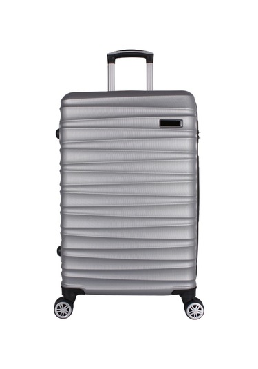 Bagacar Md Gri Abs Tekerlekli Valiz Seti