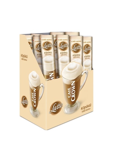 Cafe Crown Latte Sütlü Köpüklü Kahve 72 x 17 G