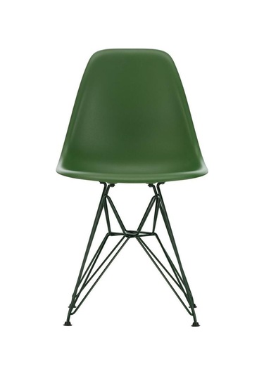 Vitra Eames Plastik Yan Sandalye Re Dsr Duotone, Geri Dönüştürülmüş Plastik Yeşil