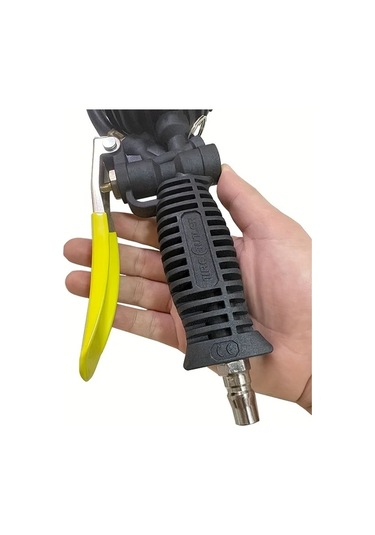 Xuweiwei Analog Ekranlı Yüksek Hassasiyetli Dijital Lastik Basınç Göstergesi Sarı Tutma Ölçeği Dayanıklı İzole Edilmiş Çoklu Adaptörler İçerir