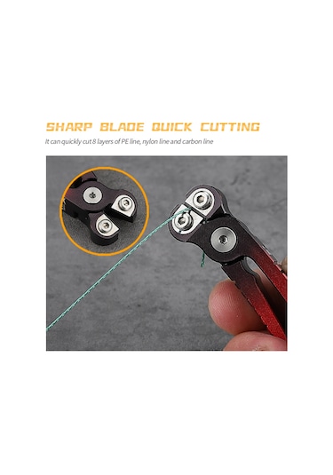 Mufunye Alüminyum Allüvyum Balık İpi Kesici Seti - Gergin İpi Kolayca Keser, Geri Çekilebilir Anahtar Zinciri İle Bel/çanta Tutucu - Hafif Ve Dayanıklı Balıkçılık Gereci