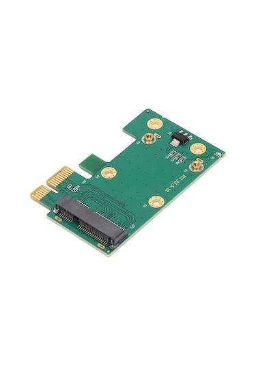 Yuntech01 Masaüstü Bilgisayarlar İçin Mini Pcı-e'den Pcı-e'ye Dönüştürücü Adaptör, Antenli, Plug And Play, Dayanıklı Pcb Malzeme