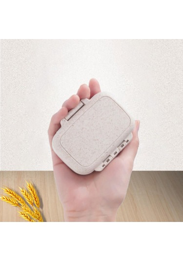 Suntek Dayanıklı Ve Şık Hap Kutusu Depolama Çözümü , Bej Diğer