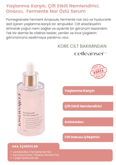 Yaşlanma Karşıtı, Çift Etkili Nemlendirici Ve Onarıcı Nar Özlü Se