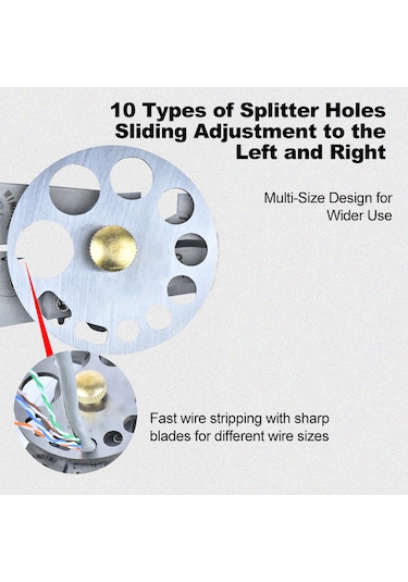 Springsun 4 Lü Fonksiyonlu Tel Soyucu, Kıvırma, Kesici & Çekici