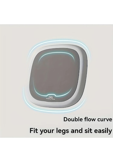 Xuweiwei Gizemli Siyah Ev Ofis Araç İçin Ergonomik Jel Oturma Yastığı 10 Saat Rahat Oturma Kalça Basıncını Azaltan Polyester Kumaş Gizemli Siyah