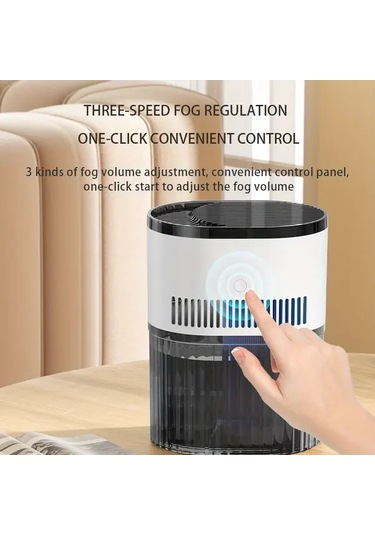 Xuweiwei Usb İle Çalışan Siyah Beyaz Renk Hava Temizleyici Üçlü Alerjen Polen Hepa Filtre Aromaterapi Kutusu Ev Ofis Yatak Odası İçin