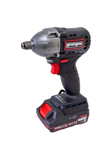 Grangos GCW20-T2 20v 2 Ah Çift Akülü Somun Sıkma Sökme 1/2 360 Nm