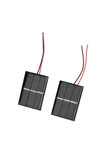 Dianziye 2 Adet 43x55mm Polikristal Güneş Paneli - 0.4w 1.5v, Yüksek Dönüşüm Oranı, Düşük Işık Performansı, Dıy Oyuncaklar Ve Elektrikli Aletler İçin