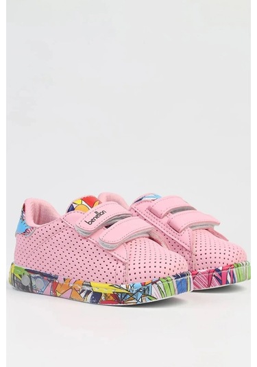 Benetton Bn-31517 Rahat Ortopedik Taban Kız Çocuk Ayakkabısı Pembe