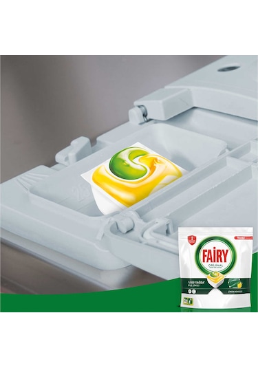 Fairy Hepsi Bir Arada Limon Kokulu Bulaşık Makinesi Deterjanı 140 Tablet