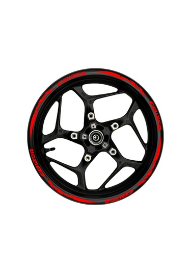 Cb125r Kırmızı Yazılı Kırmızı Pençe Şeritli-252