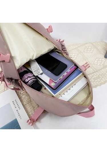 Dancemonkey Kız Sırt Çantası Su Geçirmez Naylon Sevimli- Yeşil Yeşil