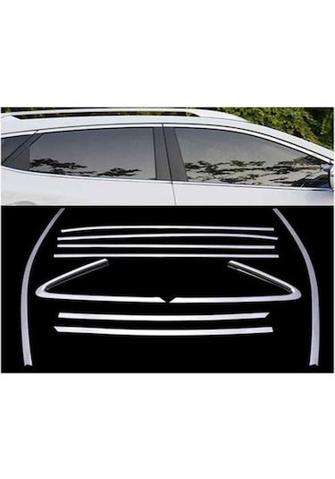 Hyundai Tucson Cam Çerçeve Nikelajı Komple 2016-2021 Arası