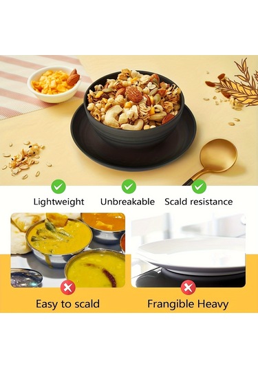 Tcherchi 24 Parça Kamp Mutfak Seti Siyah