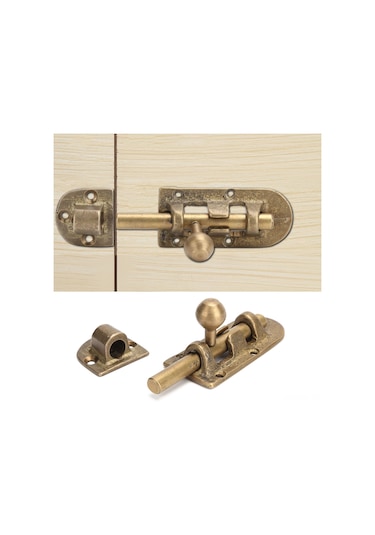 Springsun Klasik Bronz Paslanmaz Demir Kapı Bağlacı, Ahşap Kapı Ve Pencere İçin Güvenlikli, Dayanıklı Metal Aksesuar