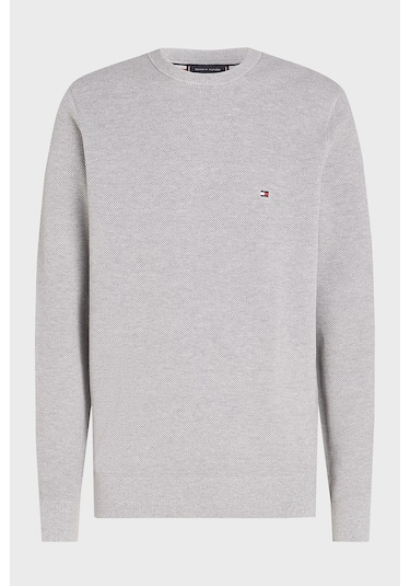 Tommy Hilfiger Erkek Kazak Mw0mw36347 P01 Gri Gri