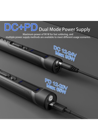 Pazly 90w Taşınabilir Lehim Makinesi - Akıllı Sıcaklık Kontrolü 150-450 C , Ergonomik Tasarım